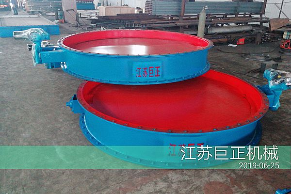 圓形擋板門（直徑220cm）制作完工，現場展示